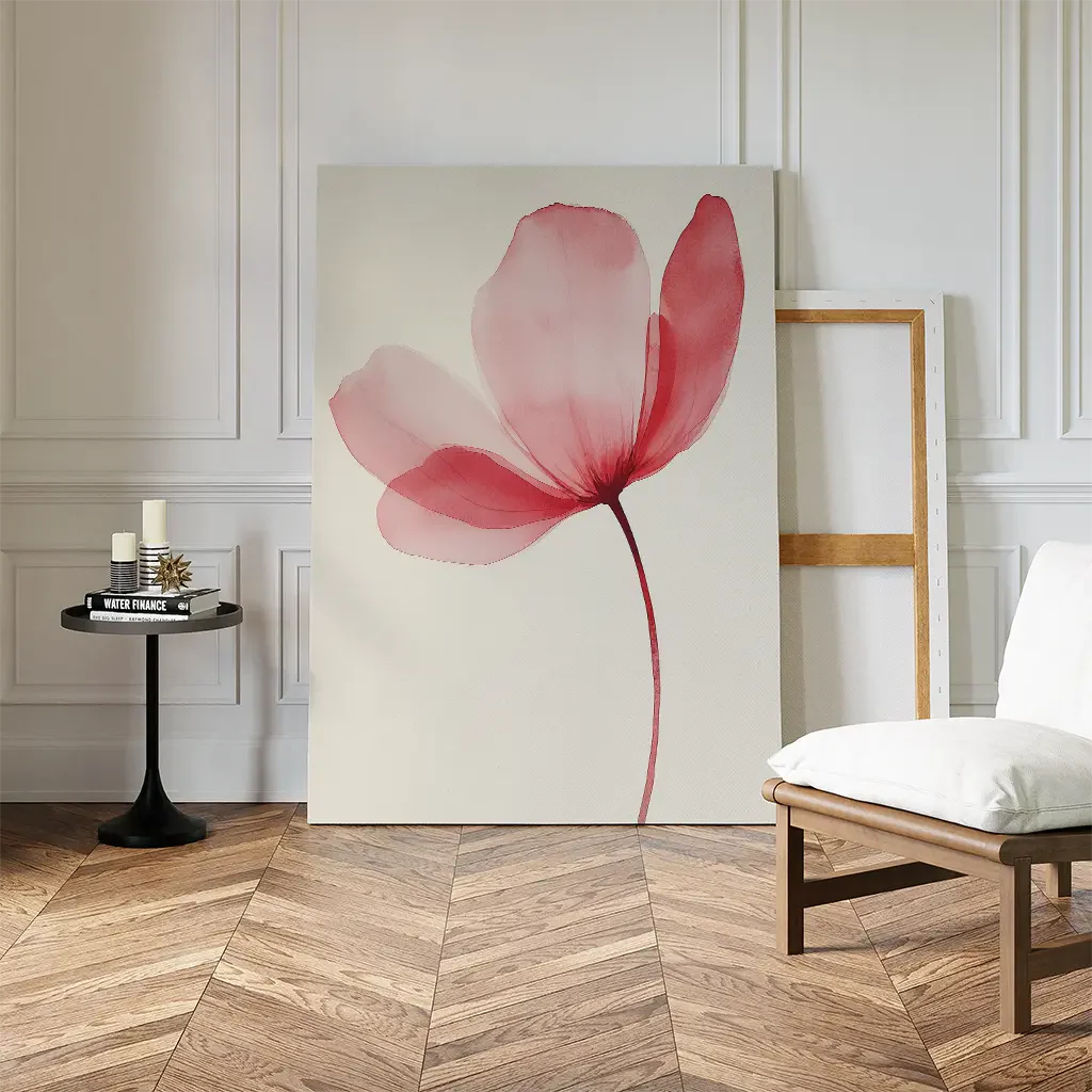 Single Bloom Canvas Art