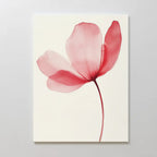 Whisper of Petals – blush pink botanical canvas wall art print by Aspire Prints