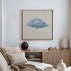 Whisper of the Sky – neutral-toned cloud canvas wall art print by Aspire Prints