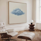 Whisper of the Sky – neutral-toned cloud canvas wall art print by Aspire Prints