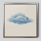 Whisper of the Sky – neutral-toned cloud canvas wall art print by Aspire Prints