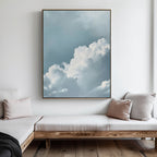 Whispers of the Open Sky – blue cloud canvas wall art print by Aspire Prints