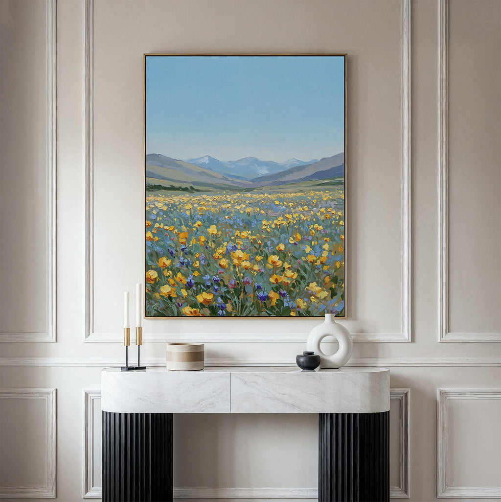 Whispers of an Open Sky – neutral-toned vintage canvas wall art print by Aspire Prints