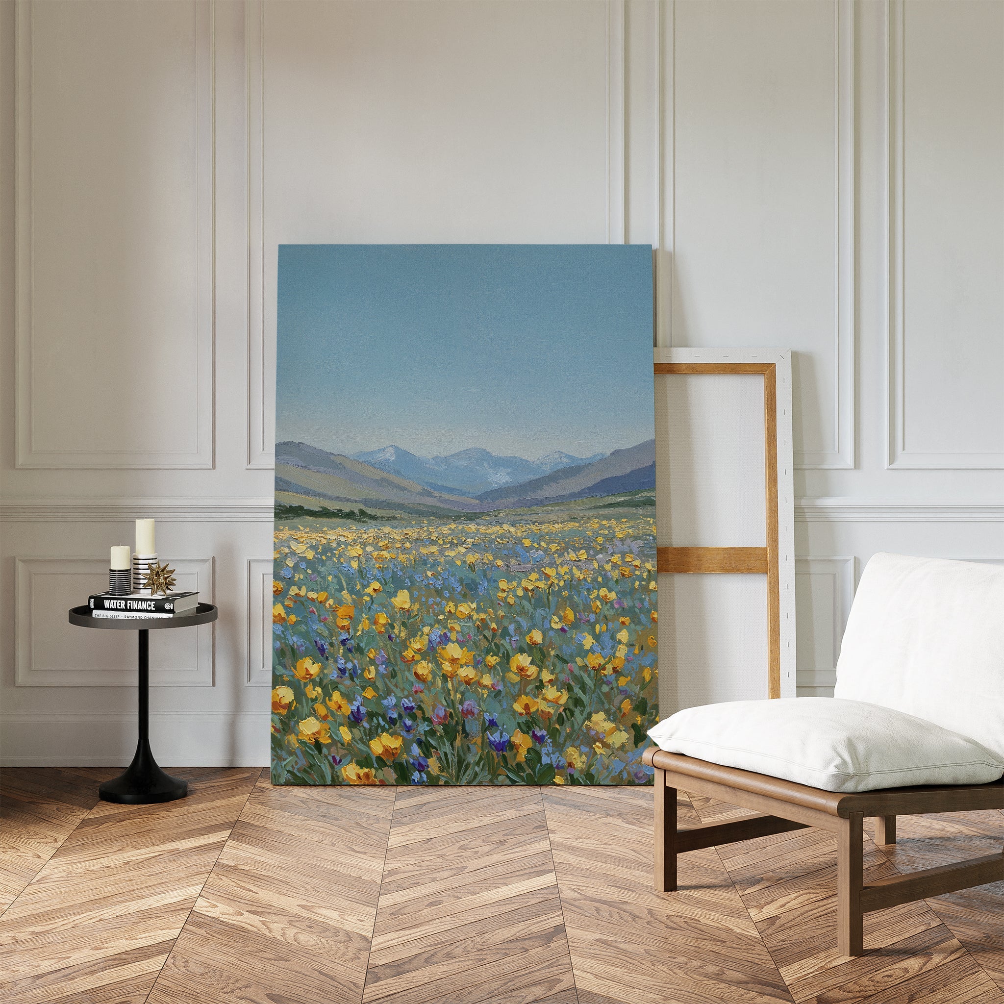 Whispers of an Open Sky – neutral-toned vintage canvas wall art print by Aspire Prints