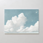 Whispers of the Open Sky – blue cloud canvas wall art print by Aspire Prints