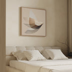 Whispers in Flight – neutral-toned vintage canvas wall art print by Aspire Prints