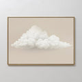 Whisper of the Wandering Cloud Canvas Print – neutral-toned cloud canvas wall art print by Aspire Prints