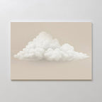 Whisper of the Wandering Cloud Canvas Print – neutral-toned cloud canvas wall art print by Aspire Prints
