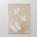 Whispers in Ivory – neutral-toned wildlife canvas wall art print by Aspire Prints
