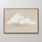 Whisper of the Wandering Cloud Canvas Print – neutral-toned cloud canvas wall art print by Aspire Prints