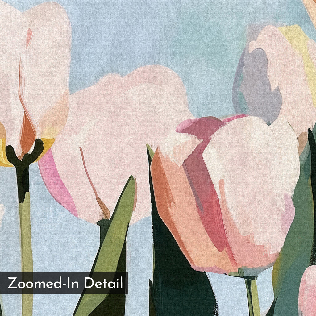 Whispers in the Meadow – neutral-toned botanical canvas wall art print by Aspire Prints