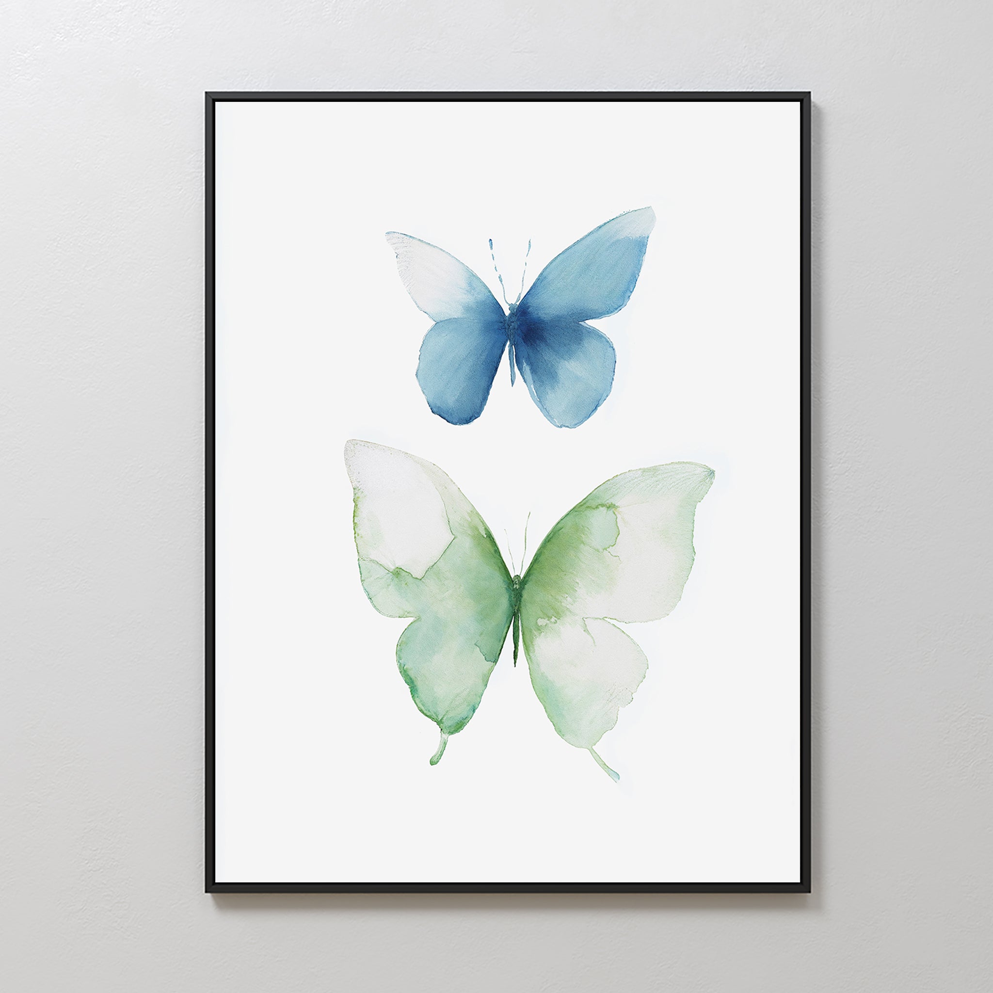 Whispered Wings Canvas Print – neutral-toned wildlife canvas wall art print by Aspire Prints