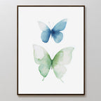 Whispered Wings Canvas Print – neutral-toned wildlife canvas wall art print by Aspire Prints