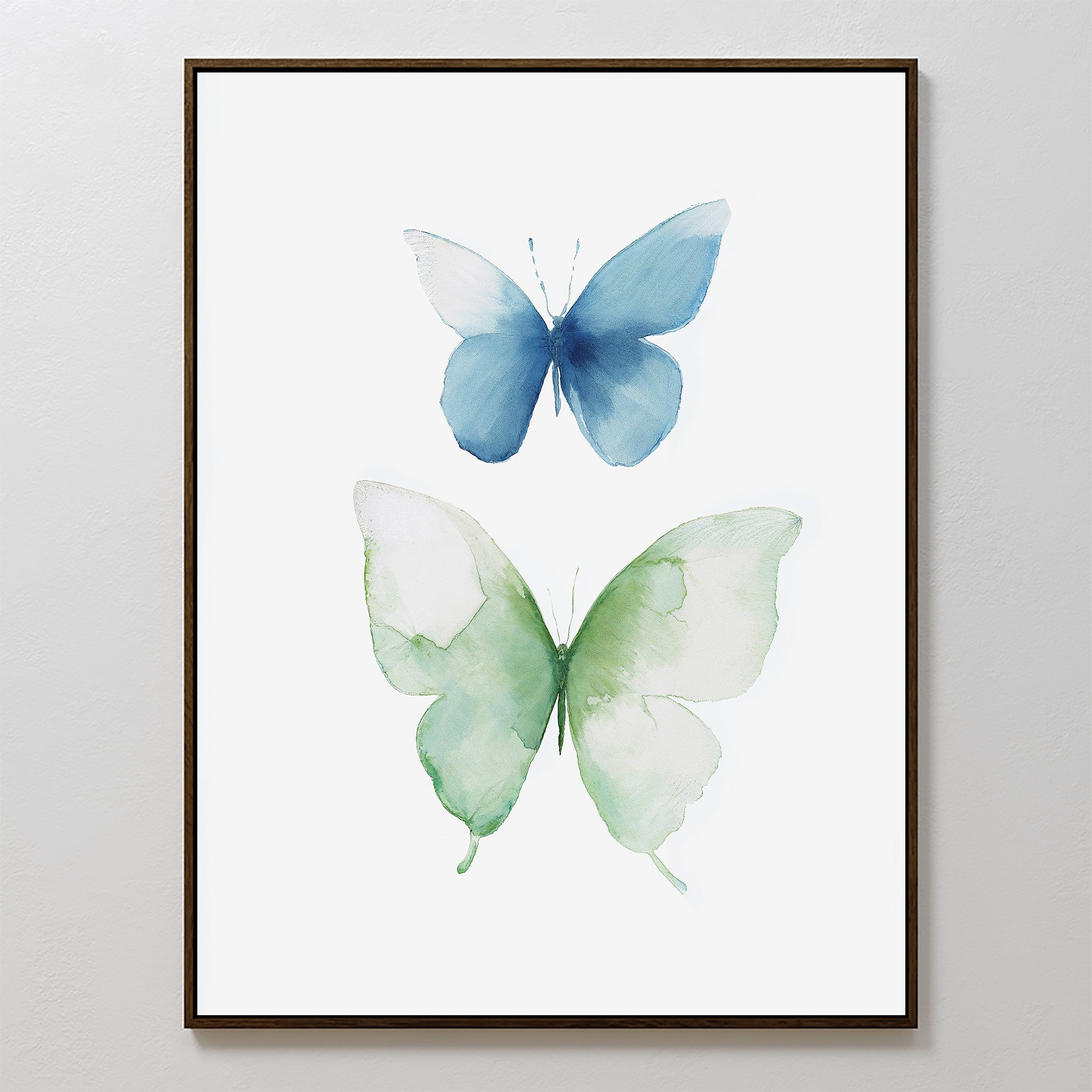 Whispered Wings Canvas Print – neutral-toned wildlife canvas wall art print by Aspire Prints