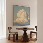 Where the Heavens Drift – blue cloud canvas wall art print by Aspire Prints