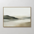 Whispering Hills at First Light – green landscape canvas wall art print by Aspire Prints