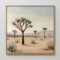 Whispers of the Arid Plain – green desert canvas wall art print by Aspire Prints