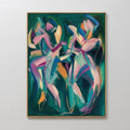 Whirl of the Tides – multicolour abstract canvas wall art print by Aspire Prints