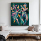 Whirl of the Tides – multicolour abstract canvas wall art print by Aspire Prints