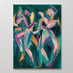 Whirl of the Tides – multicolour abstract canvas wall art print by Aspire Prints