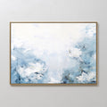 Whisper of Spring – blue botanical canvas wall art print by Aspire Prints