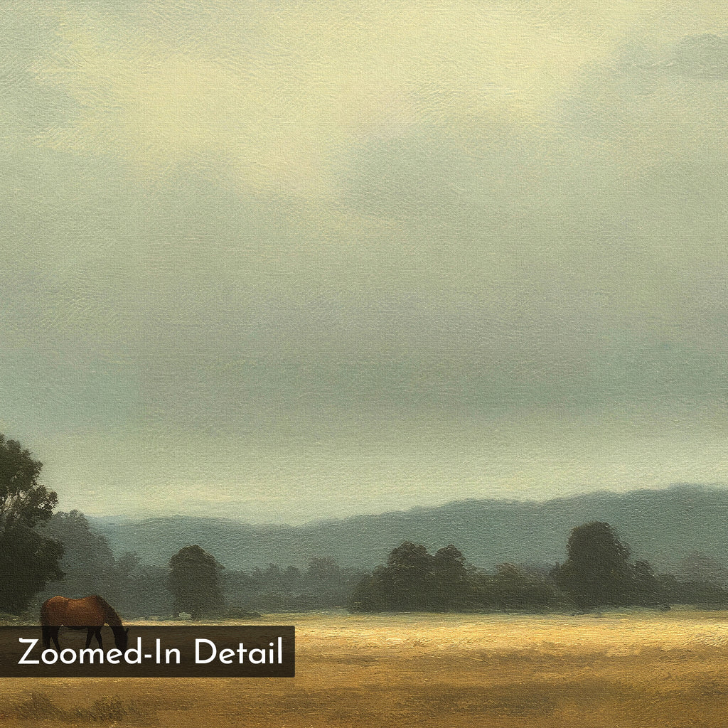 Whisper of the Pasture – neutral-toned vintage canvas wall art print by Aspire Prints