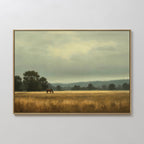 Whisper of the Pasture – neutral-toned vintage canvas wall art print by Aspire Prints
