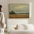 Whisper of the Pasture – neutral-toned vintage canvas wall art print by Aspire Prints