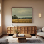 Whisper of the Pasture – neutral-toned vintage canvas wall art print by Aspire Prints