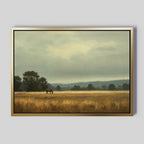 Whisper of the Pasture – neutral-toned vintage canvas wall art print by Aspire Prints