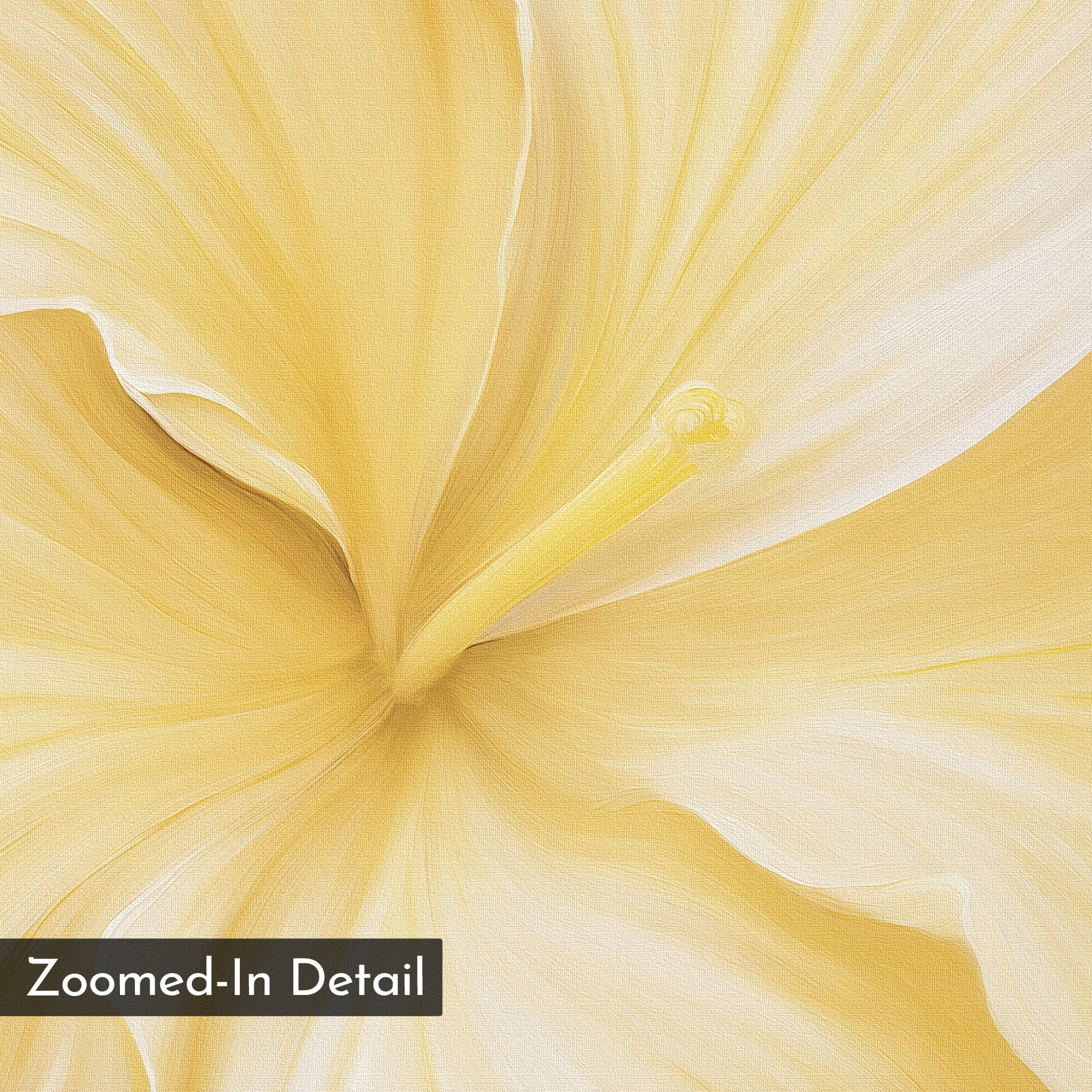 Whisper of Honeyed Light – neutral-toned botanical canvas wall art print by Aspire Prints