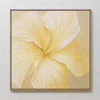 Whisper of Honeyed Light – neutral-toned botanical canvas wall art print by Aspire Prints