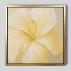 Whisper of Honeyed Light – neutral-toned botanical canvas wall art print by Aspire Prints