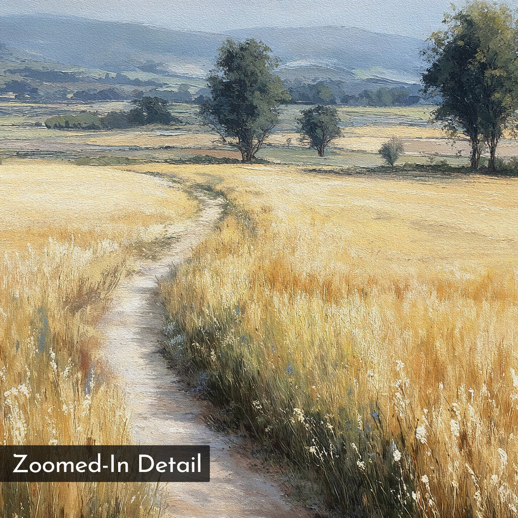 Where the Light Wanders – neutral-toned vintage canvas wall art print by Aspire Prints