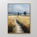 Where the Light Wanders – neutral-toned vintage canvas wall art print by Aspire Prints