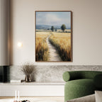 Where the Light Wanders – neutral-toned vintage canvas wall art print by Aspire Prints