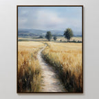 Where the Light Wanders – neutral-toned vintage canvas wall art print by Aspire Prints