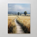 Where the Light Wanders – neutral-toned vintage canvas wall art print by Aspire Prints
