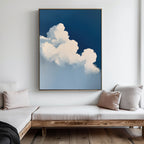 Whispers in the Sky – neutral-toned cloud canvas wall art print by Aspire Prints