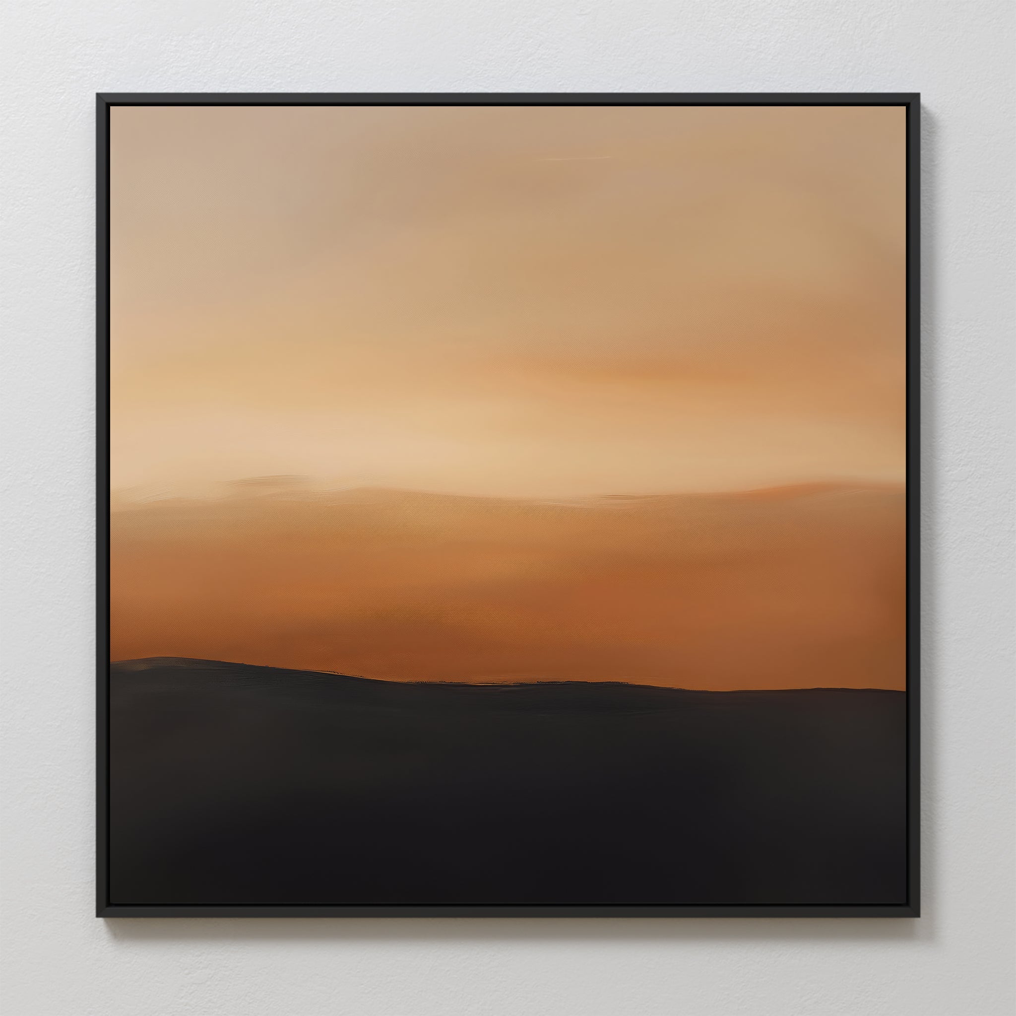 Whispers of the Dunes – earthy brown desert canvas wall art print by Aspire Prints