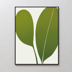 Whispers of Fern – green botanical canvas wall art print by Aspire Prints