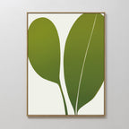 Whispers of Fern – green botanical canvas wall art print by Aspire Prints