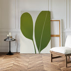 Whispers of Fern – green botanical canvas wall art print by Aspire Prints