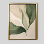 Whispers of the Fern – green botanical canvas wall art print by Aspire Prints