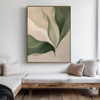 Whispers of the Fern – green botanical canvas wall art print by Aspire Prints