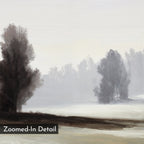 Whispers of Winter Dusk – neutral-toned vintage canvas wall art print by Aspire Prints