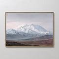 Whispers of the Frozen Range – earthy brown vintage canvas wall art print by Aspire Prints
