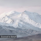 Whispers of the Frozen Range – earthy brown vintage canvas wall art print by Aspire Prints