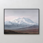 Whispers of the Frozen Range – earthy brown vintage canvas wall art print by Aspire Prints