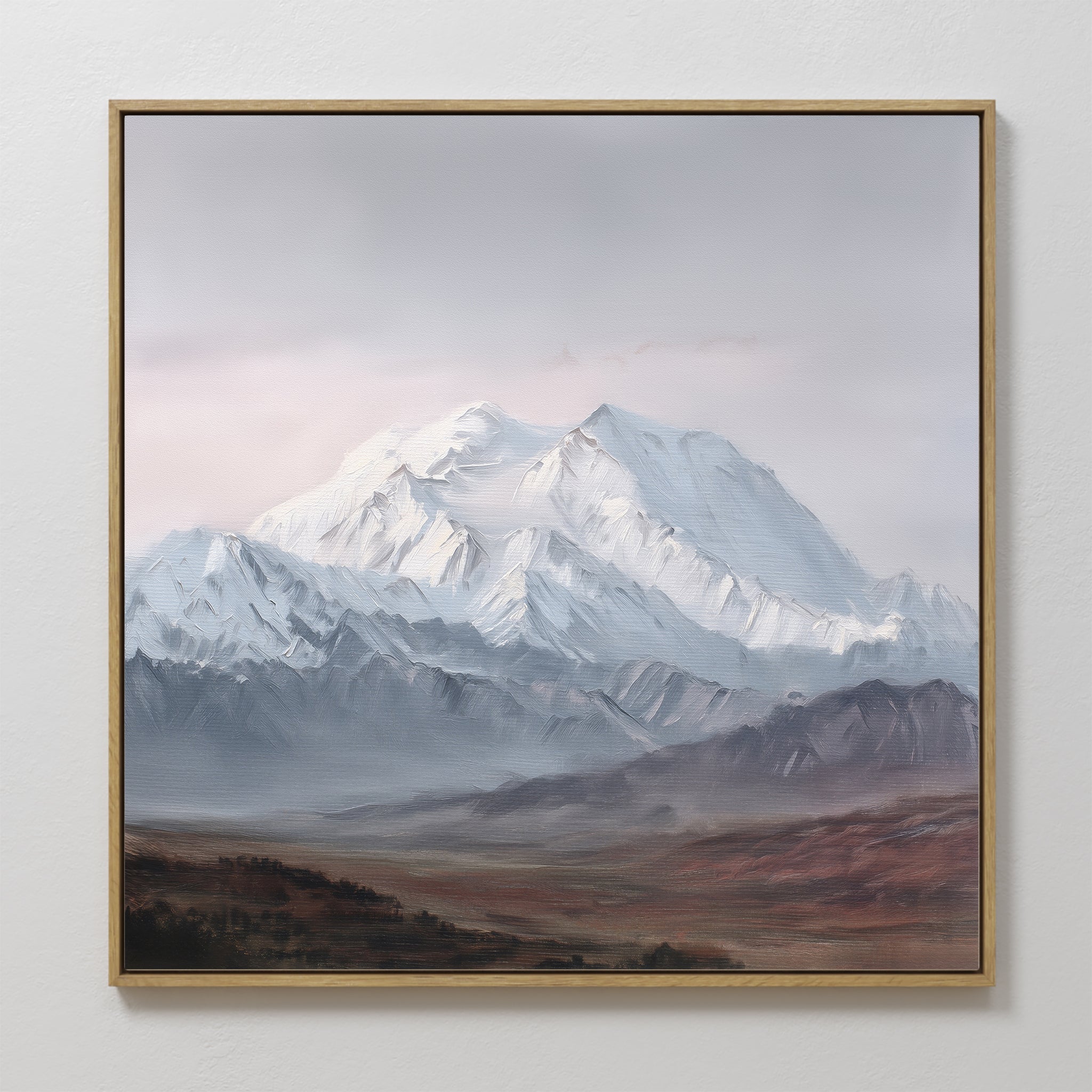 Alpine Majesty Canvas Art - Square